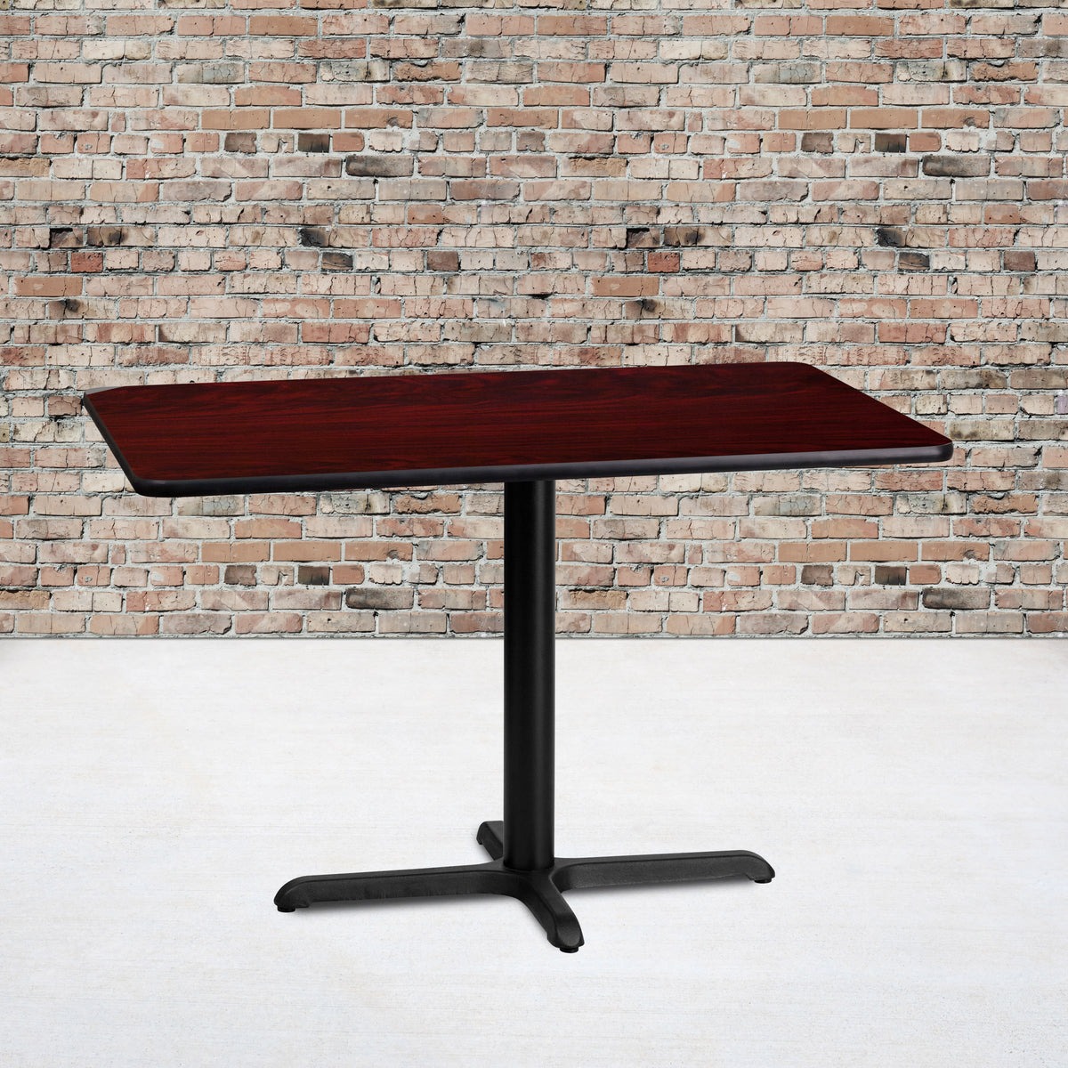 24'' x 42'' Rectangular Laminate Table Top w/ 23.5'' x 29.5'' Table Height Base - Image 2