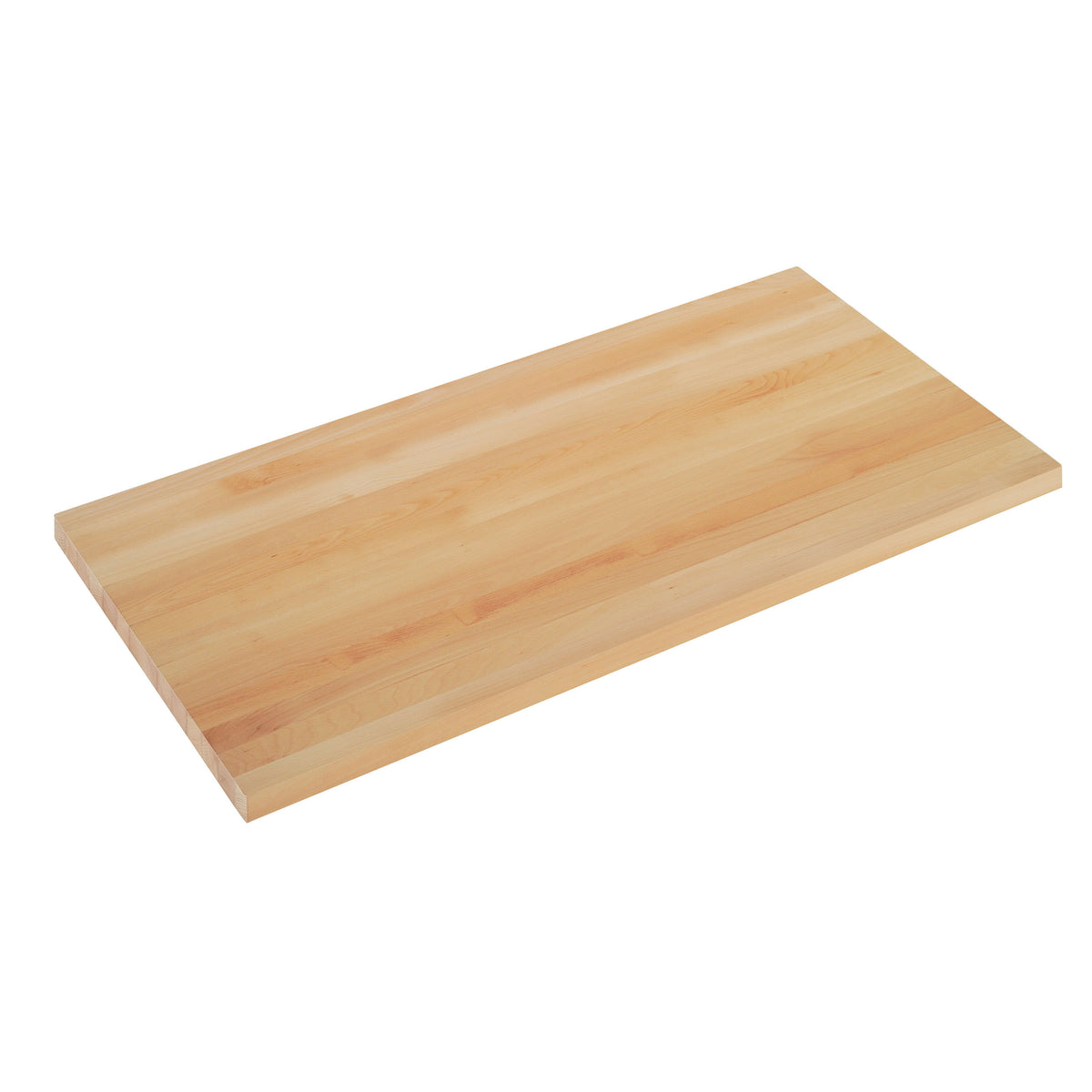 30"W x 60"L Commercial Solid Wood Tabletop with Support Bars for Indoor Use