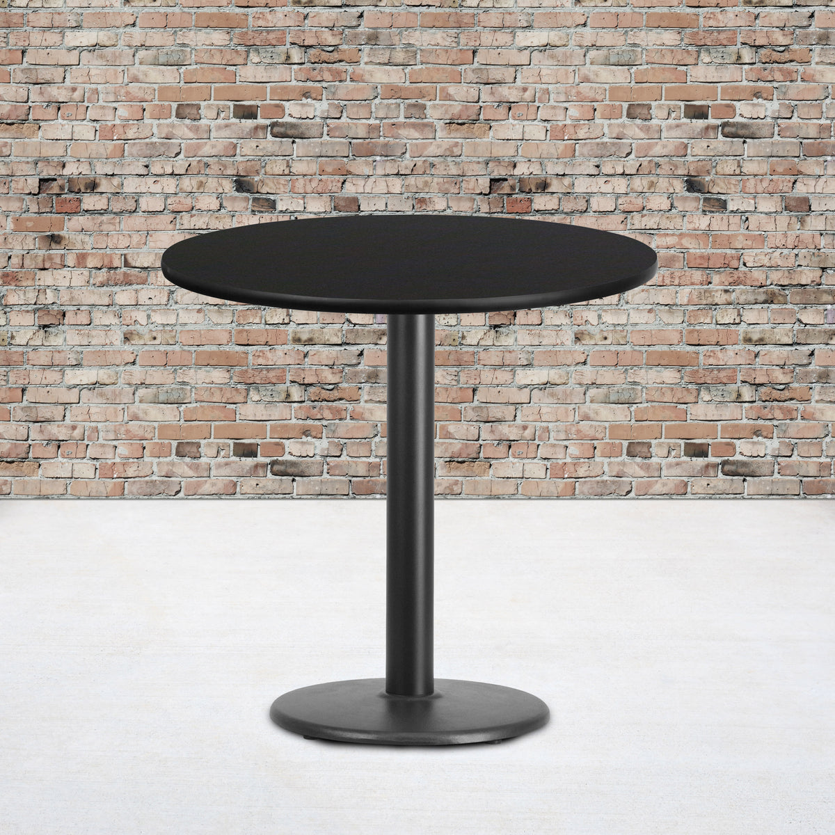 30'' Round Laminate Table Top with 18'' Round Table Height Base - Image 4