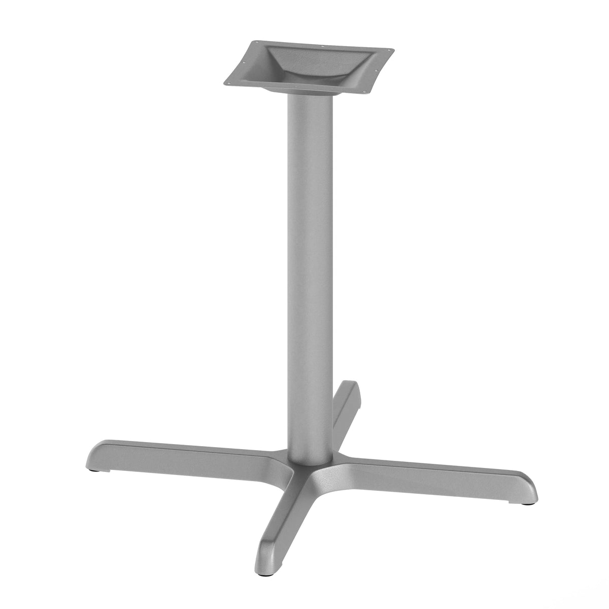 30" x 30" Restaurant Table X-Base with 3" Dia. Table Height Column