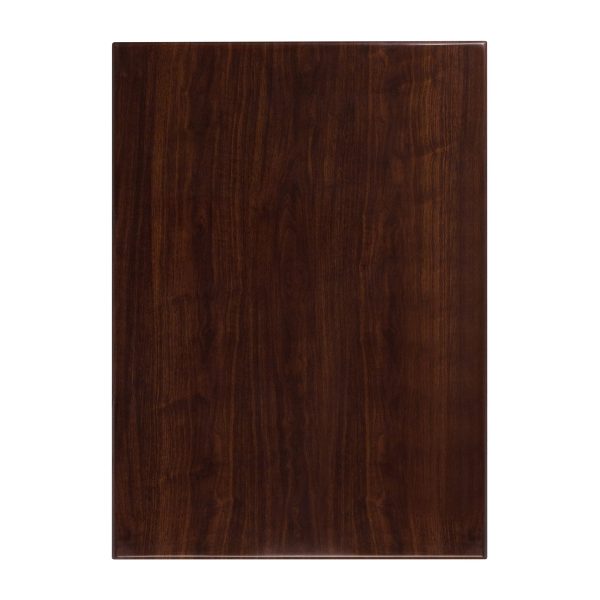 30'' x 42'' High-Gloss Resin Table Top with 2'' Thick Drop-Lip