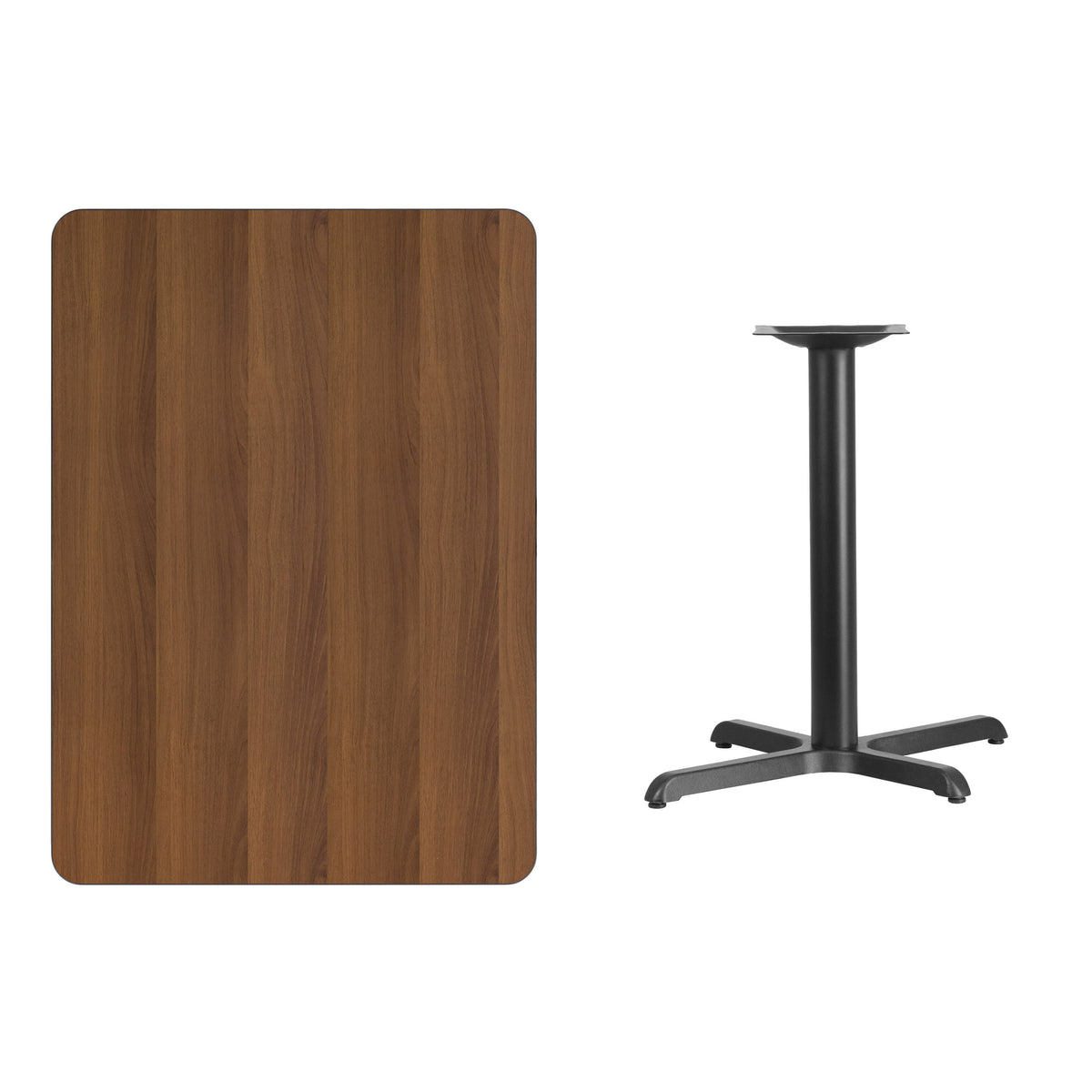 30'' x 42'' Rectangular Laminate Table Top w/ 23.5'' x 29.5'' Table Height Base - Image 2