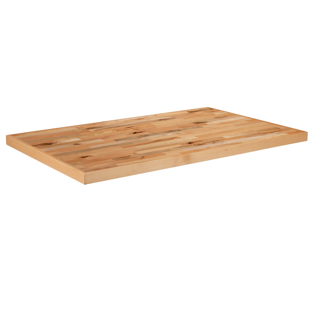 30" x 48" Rectangle Butcher Block Style Table Top - Restaurant Table Top