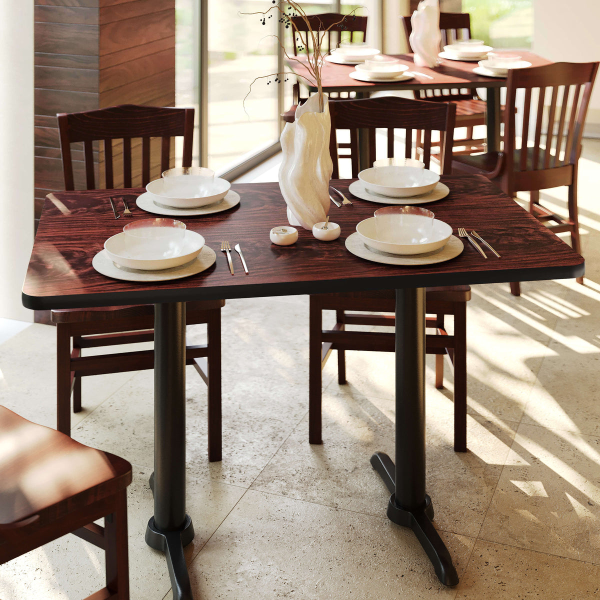 30" x 48" Rectangular Table Top with Reversible Laminate Top - Image 4