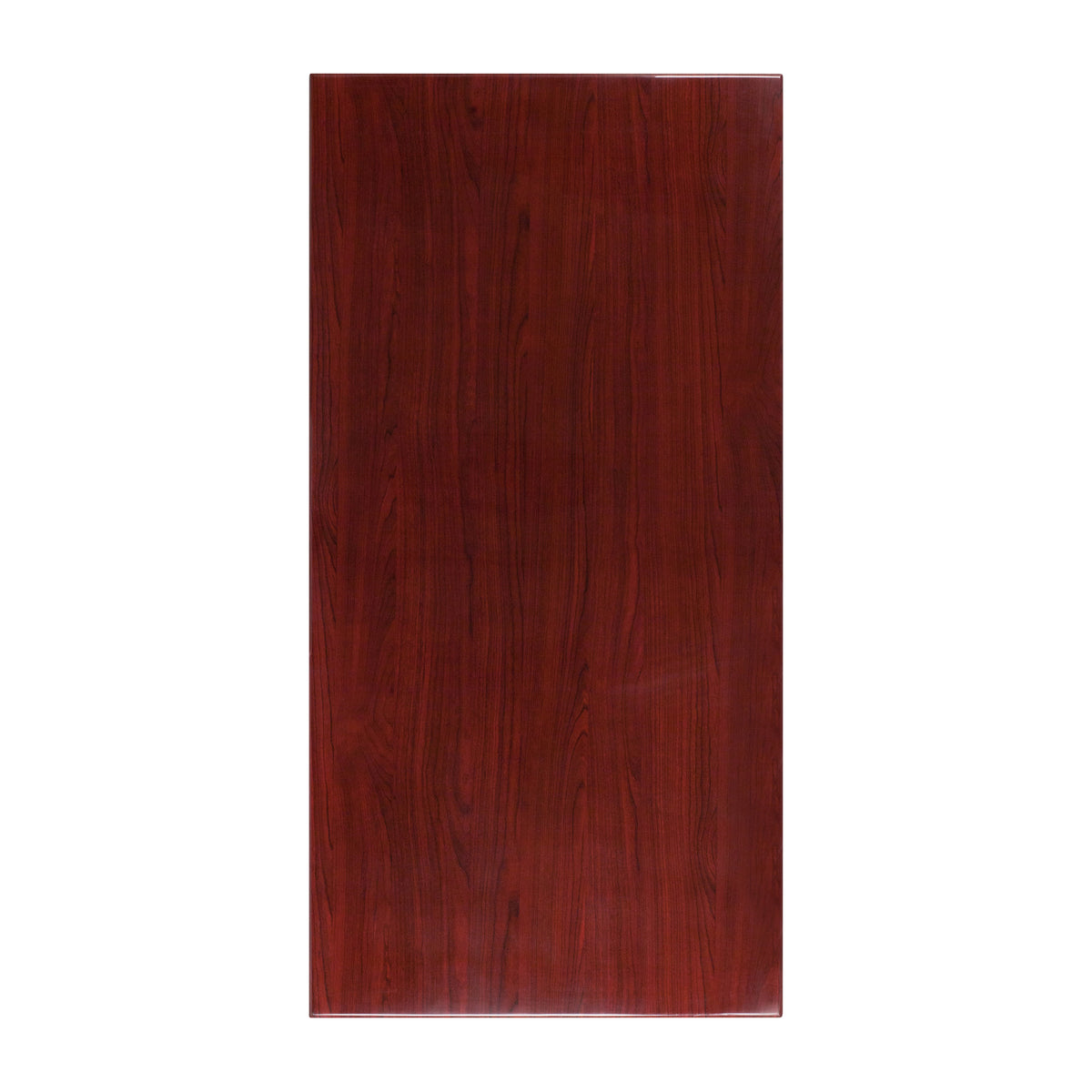 30'' x 60'' High-Gloss Resin Table Top with 2'' Thick Drop-Lip