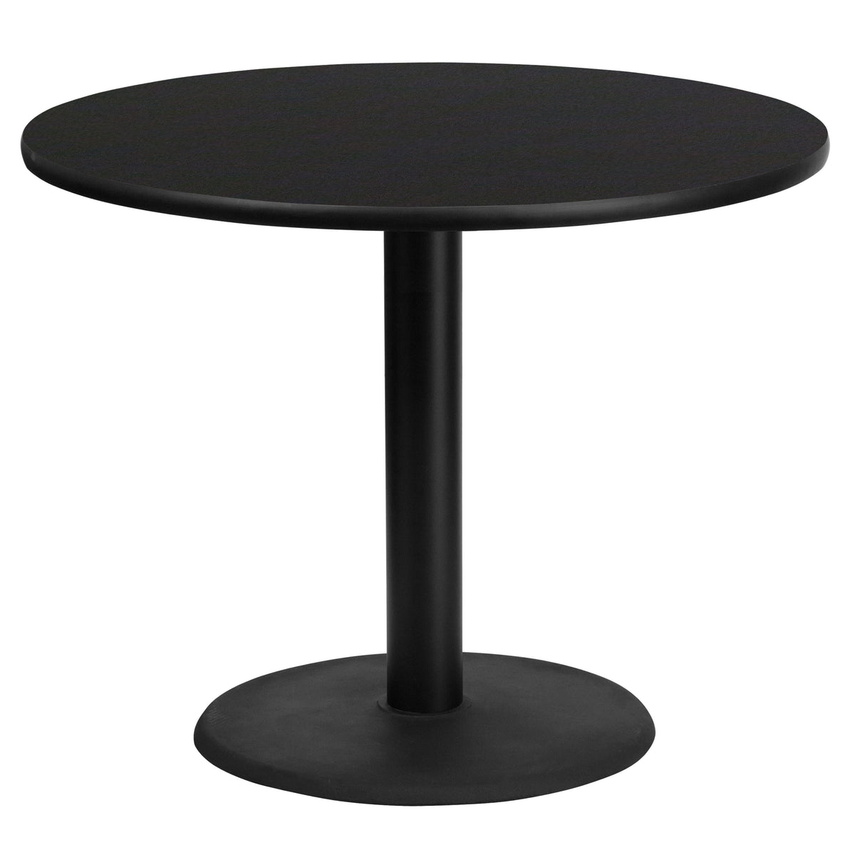 36'' Round Laminate Table Top with 24'' Round Table Height Base - Image 4