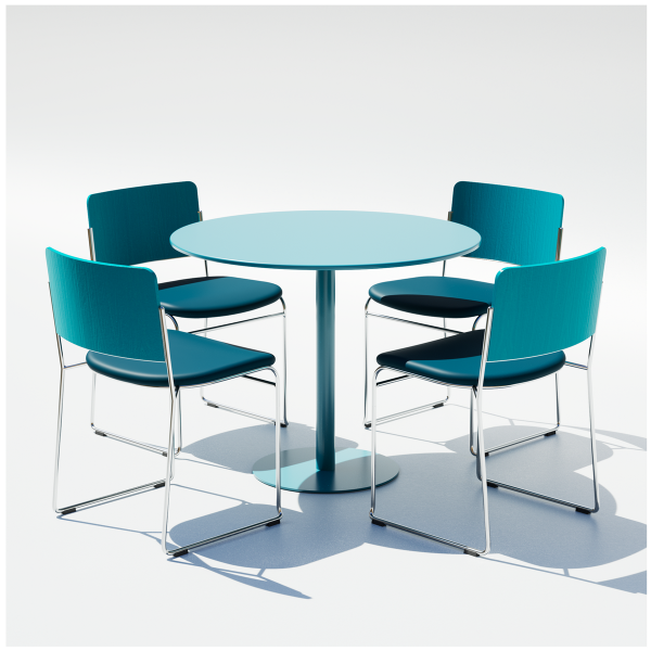 36" Pedestal Cafe Set