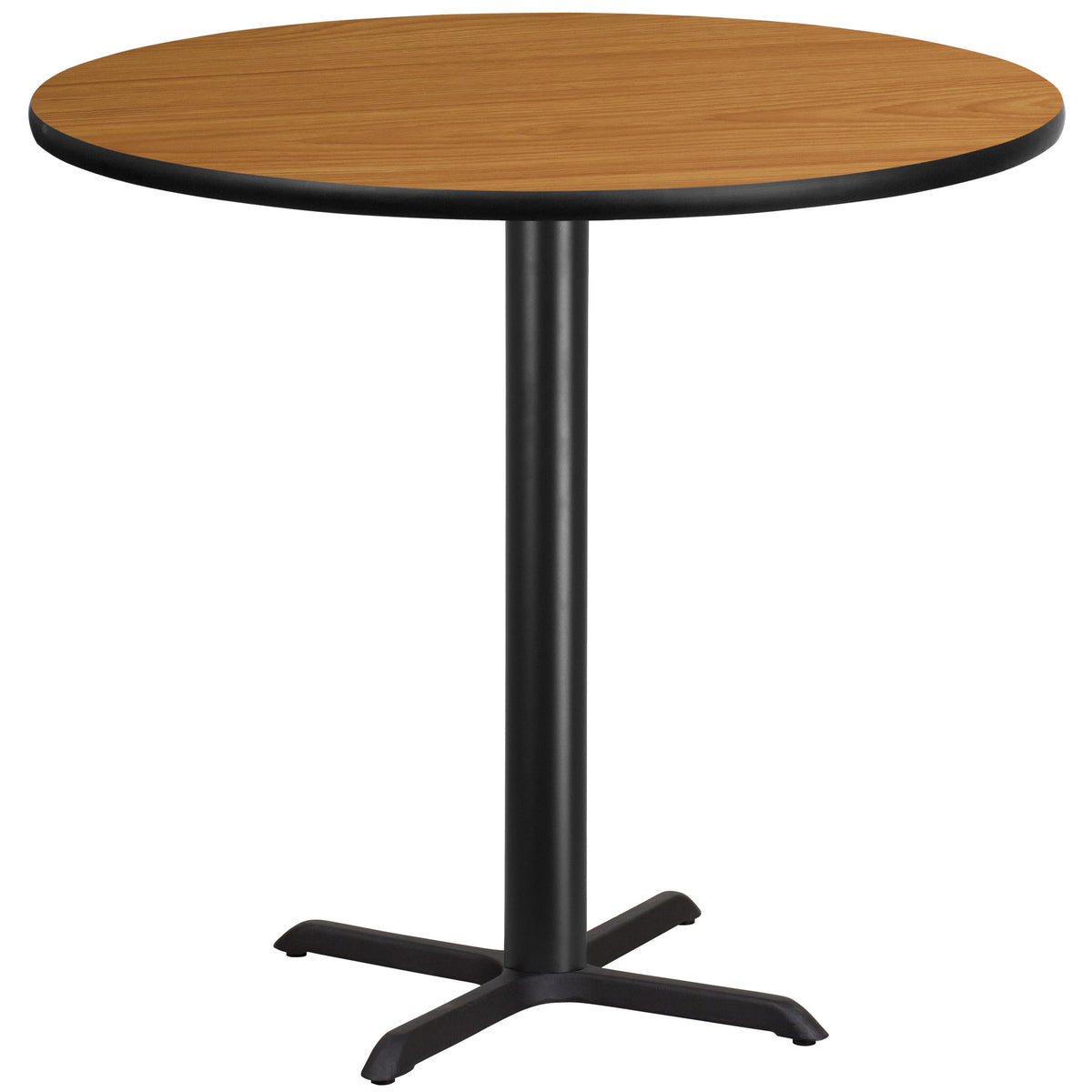 42'' Round Laminate Table Top with 33'' x 33'' Bar Height Table Base - Image 4