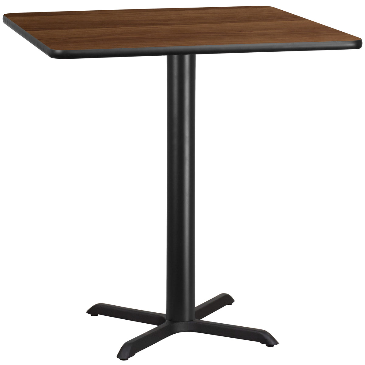 42'' Square Laminate Table Top with 33'' x 33'' Bar Height Table Base - Image 4