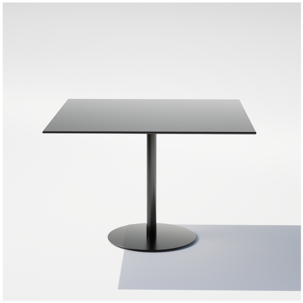 Square Pedestal Cafe Table