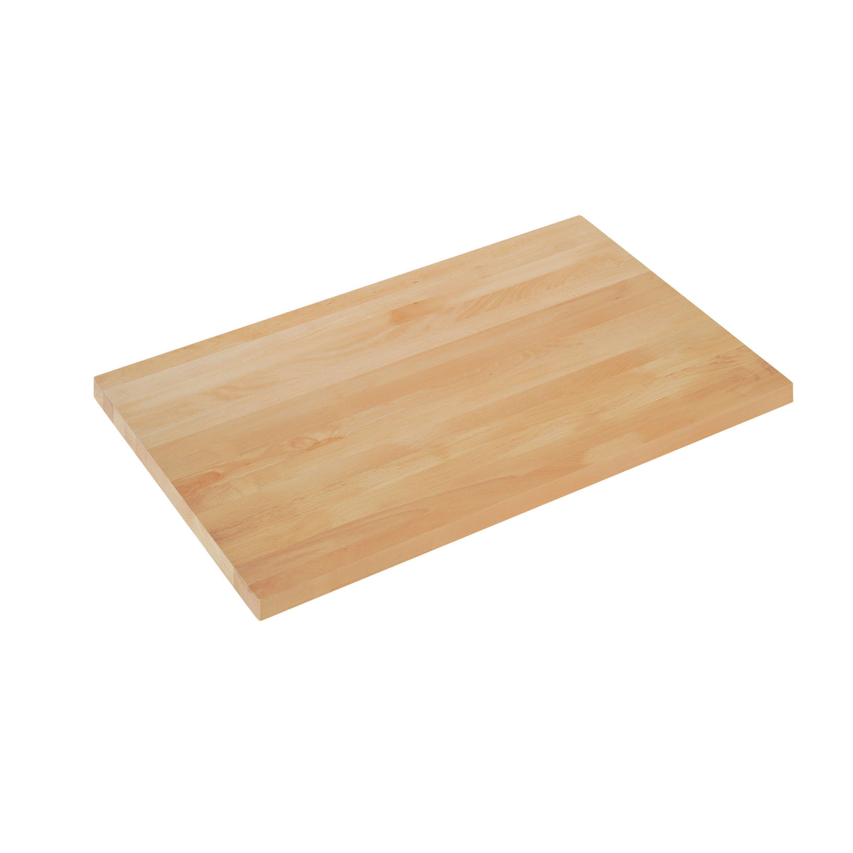 30"W x 48"L Commercial Solid Wood Tabletop with Support Bars for Indoor Use