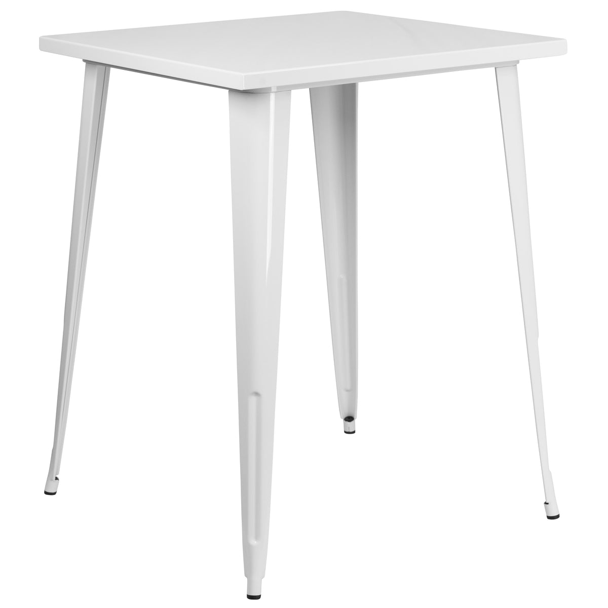 31.5'' Square Metal Indoor-Outdoor Bar Height Table - Image 3