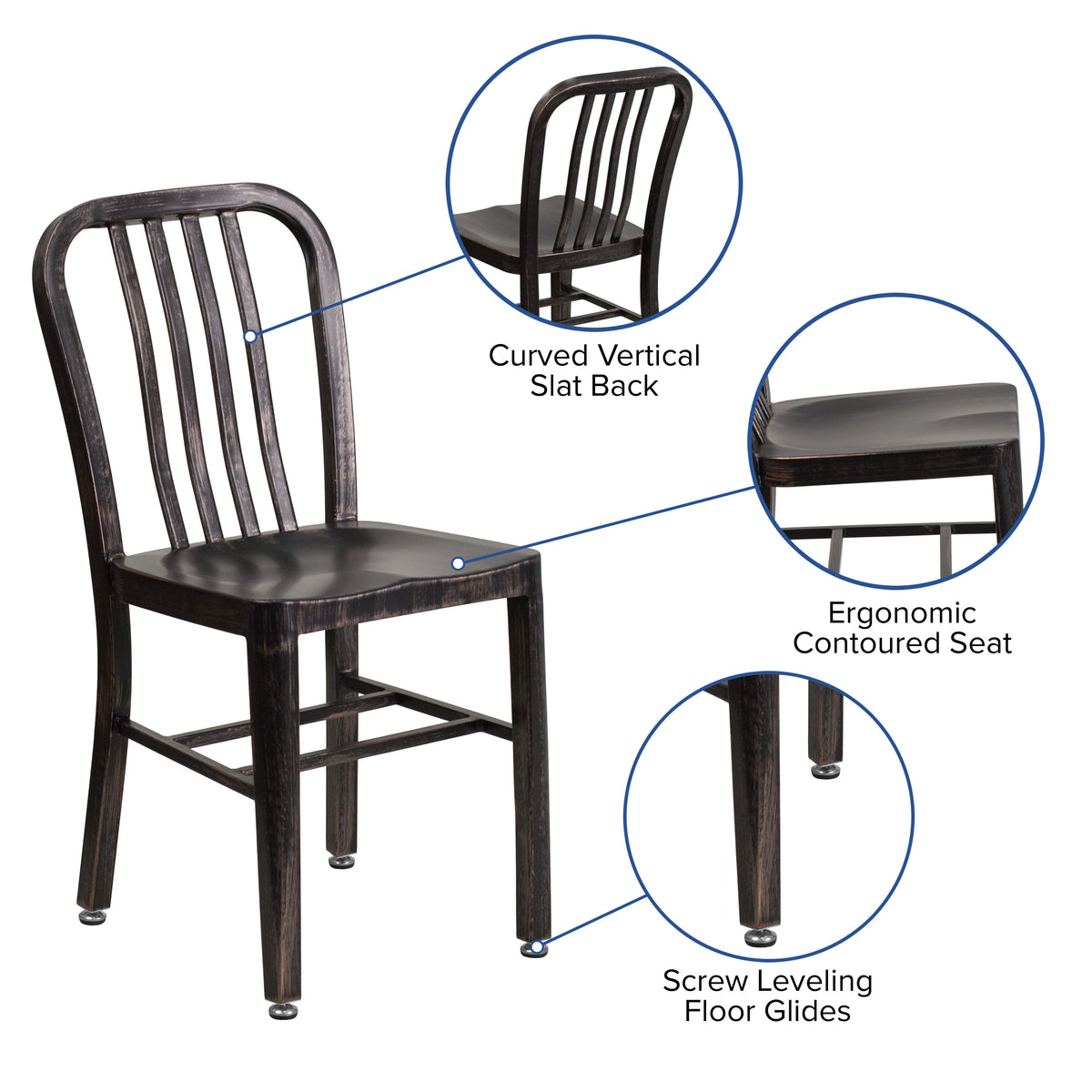 Metal Indoor-Outdoor Chair - Image 3
