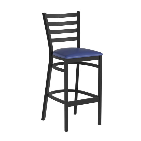 Ladder Back Metal Restaurant Barstool