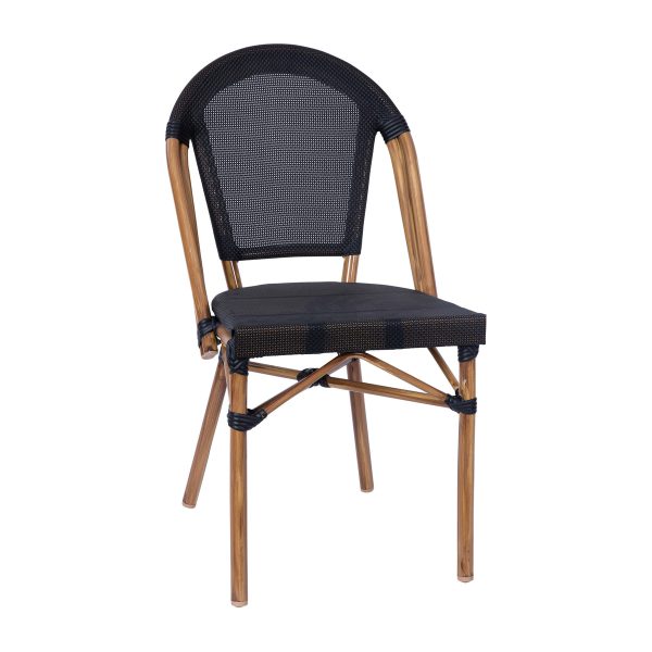 All-Weather Commercial Paris Chair with Aluminum Frame
