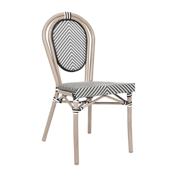 All-Weather Commercial Paris Chair with Metal Frame