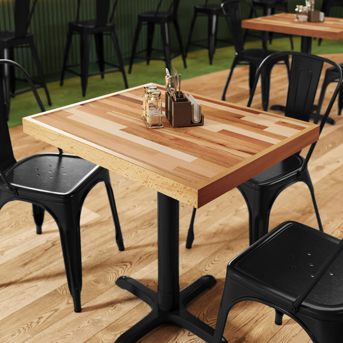 Butcher Block Style Table Top - Restaurant Table Top - Image 2