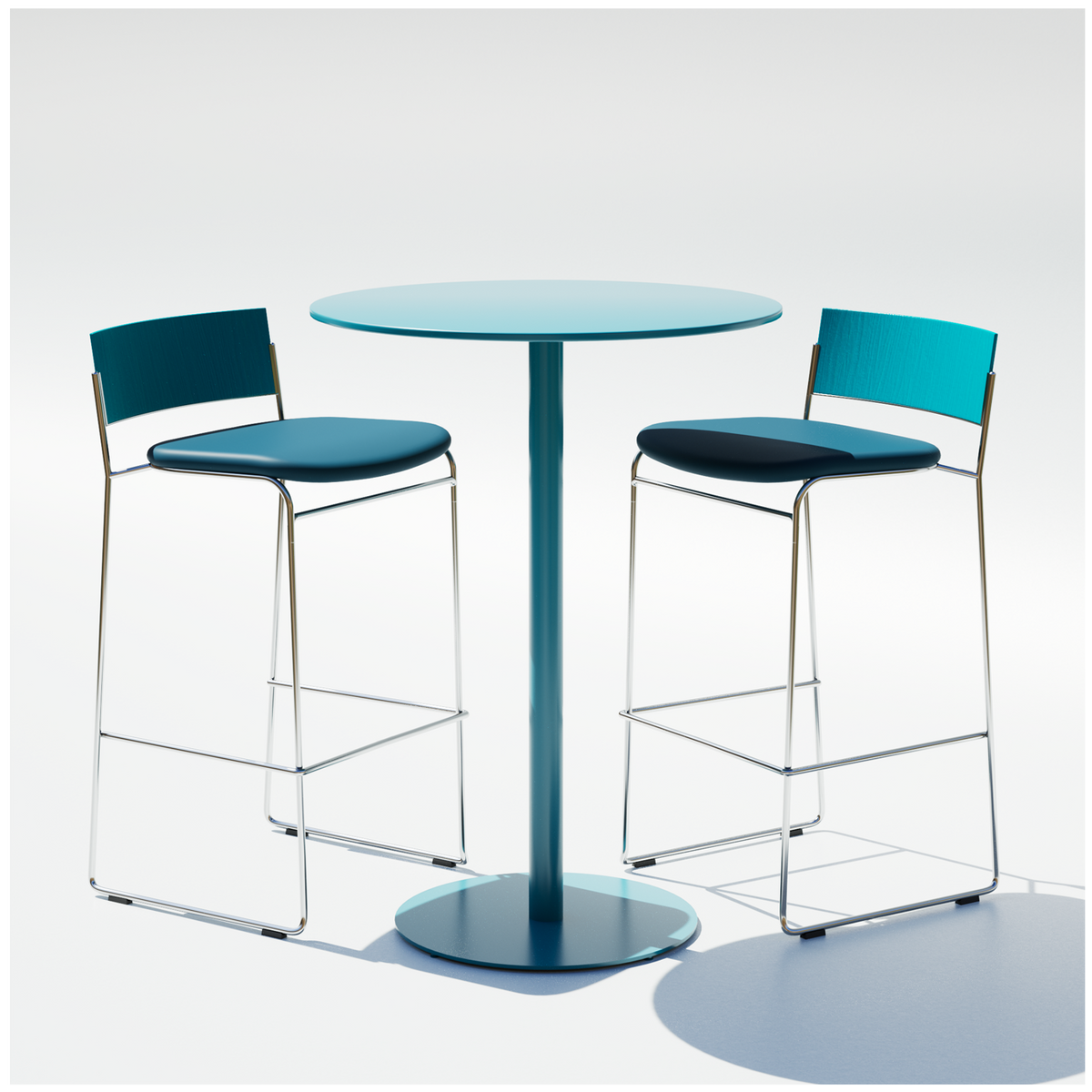 Pedestal Bar Table Set - Image 3