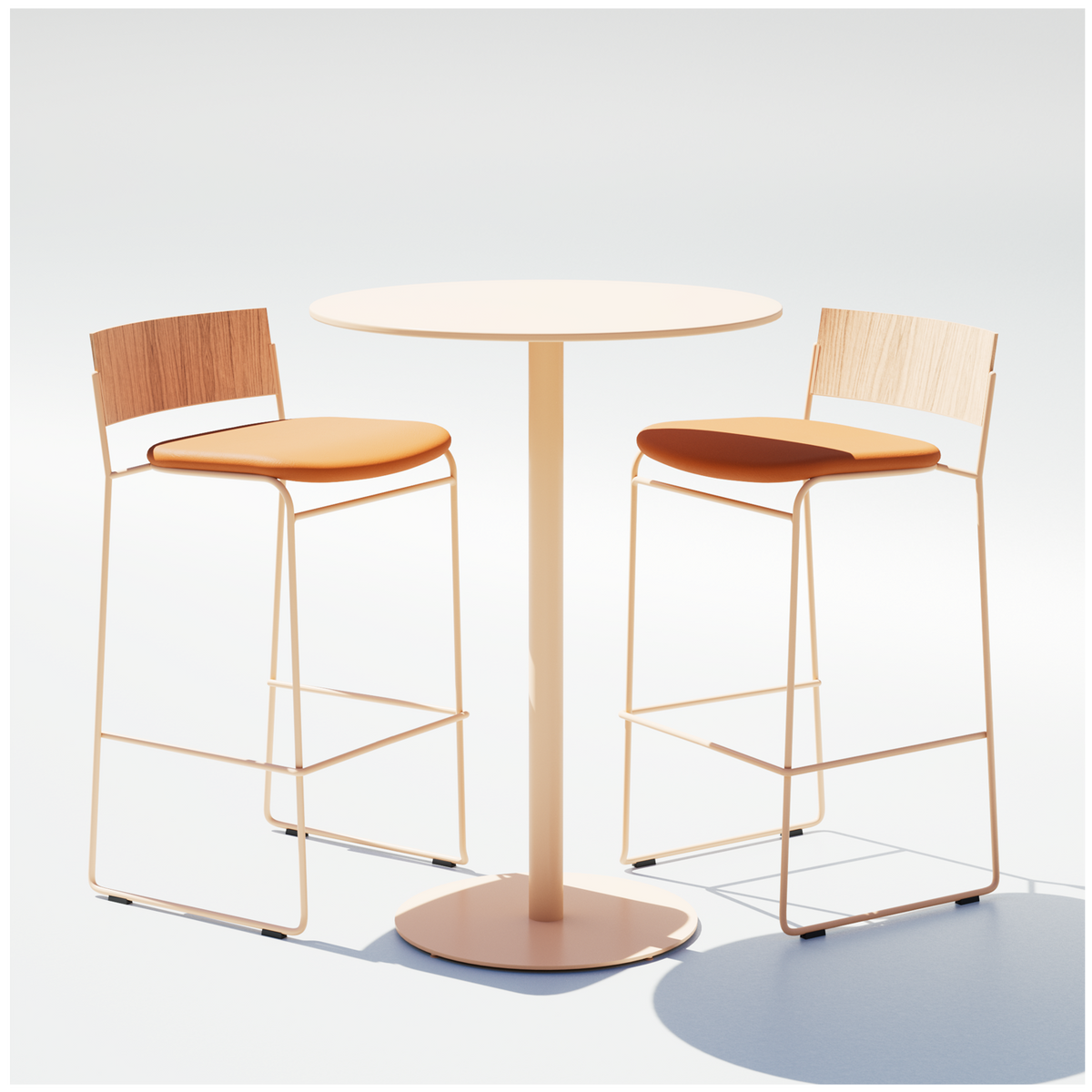 Pedestal Bar Table Set - Image 4