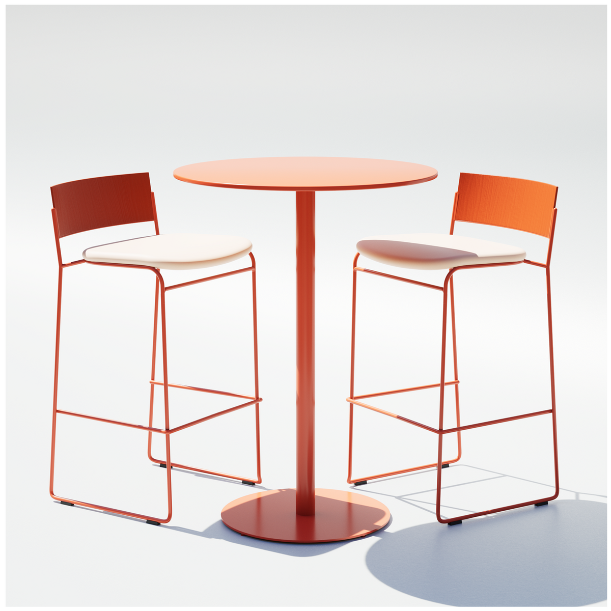 Pedestal Bar Table Set - Image 2