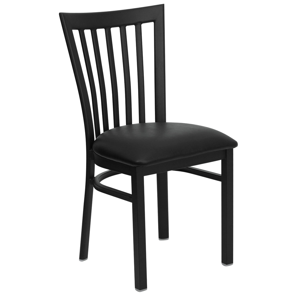 School House Back Metal Restaurant Chair - Image 2
