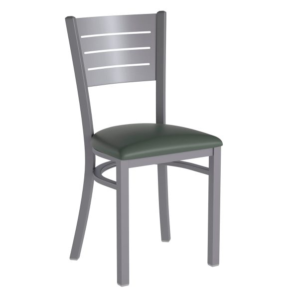 Slat Back Metal Restaurant Chair