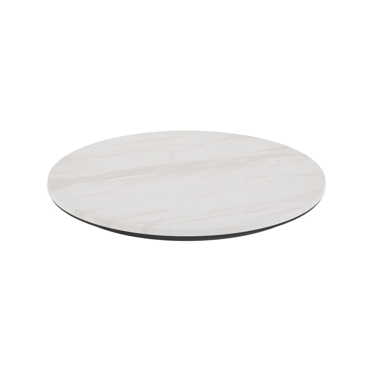 24" Round Seamless Surface Technology Scratch and Stain Resistant Tabletop
