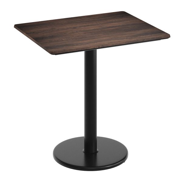 24" x 30" Commercial Seamless Surface Tabletop with Table Height Base