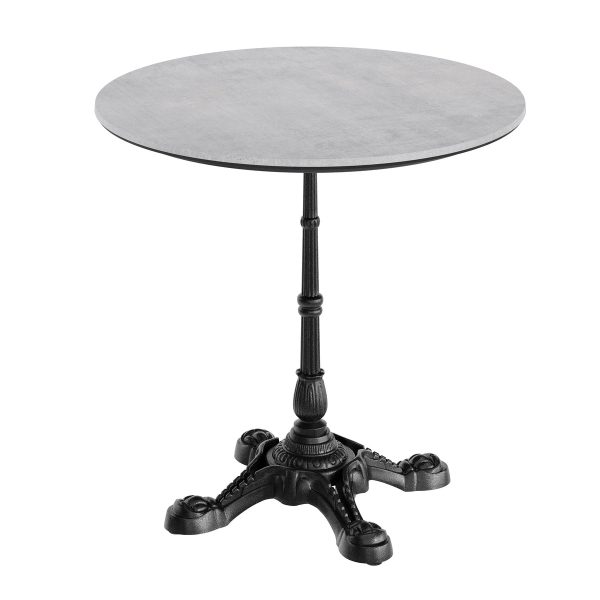 31.5" Round Commercial All-Weather Seamless Surface Tabletop with Bistro Base