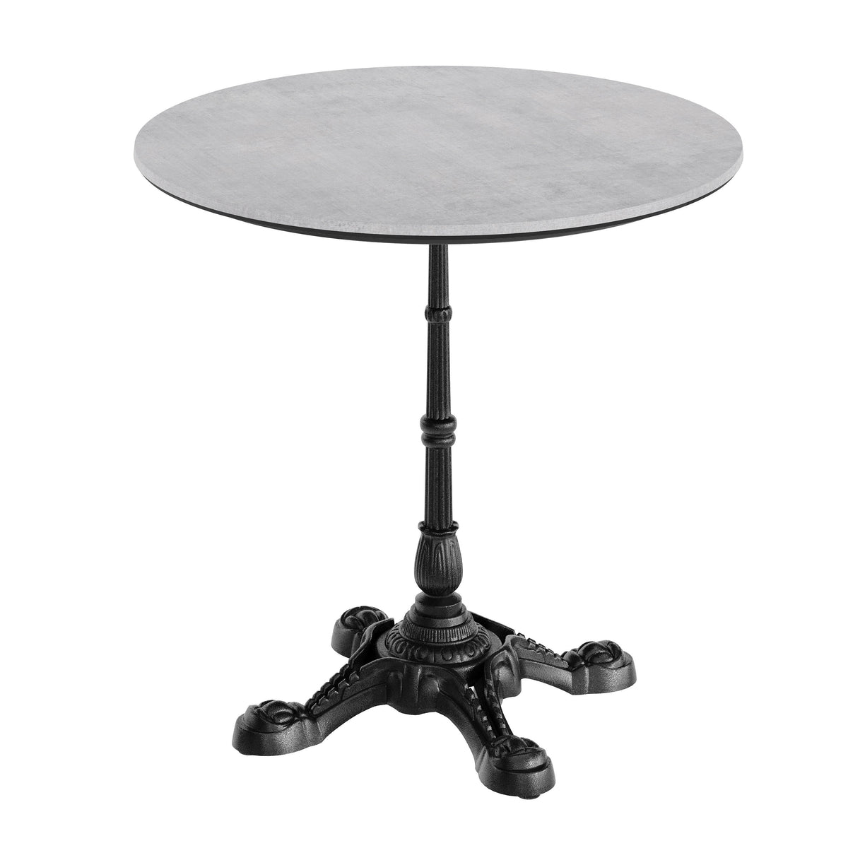 31.5" Round Commercial All-Weather Seamless Surface Tabletop with Bistro Base