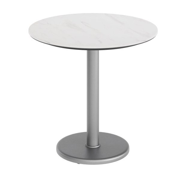 31.5" Round Commercial All-Weather Seamless Surface Tabletop with Base