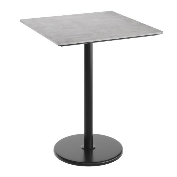 36" Square Commercial Seamless Surface Tabletop with Bar Height Base