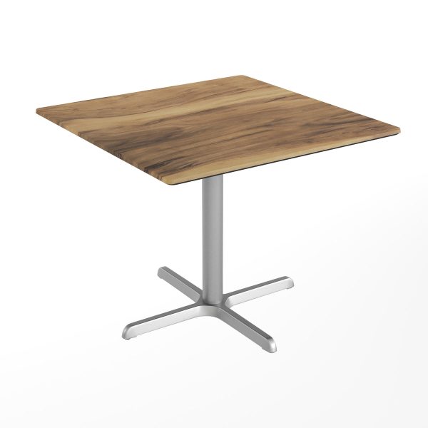36" Square Seamless Surface Tabletop with Table Height Crisscross Base