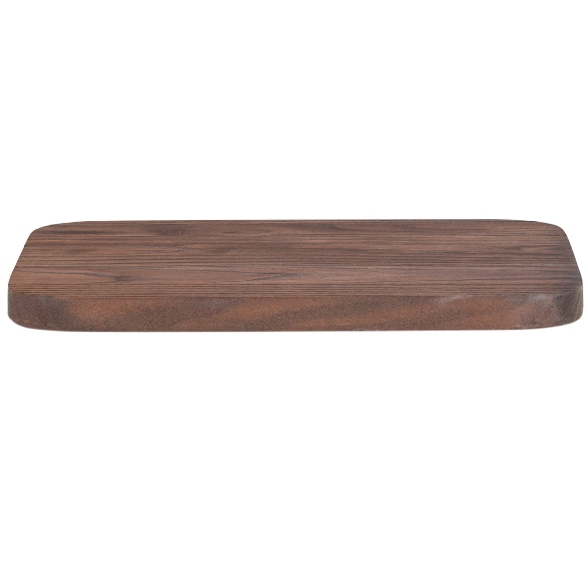 Rustic Walnut Wood Seat for Colorful Metal Barstools - Image 2