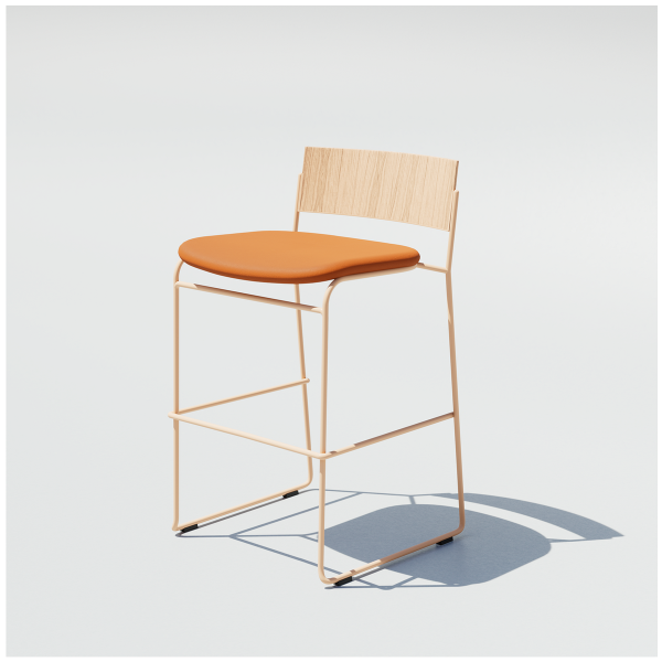 Hinoki Counter Stool