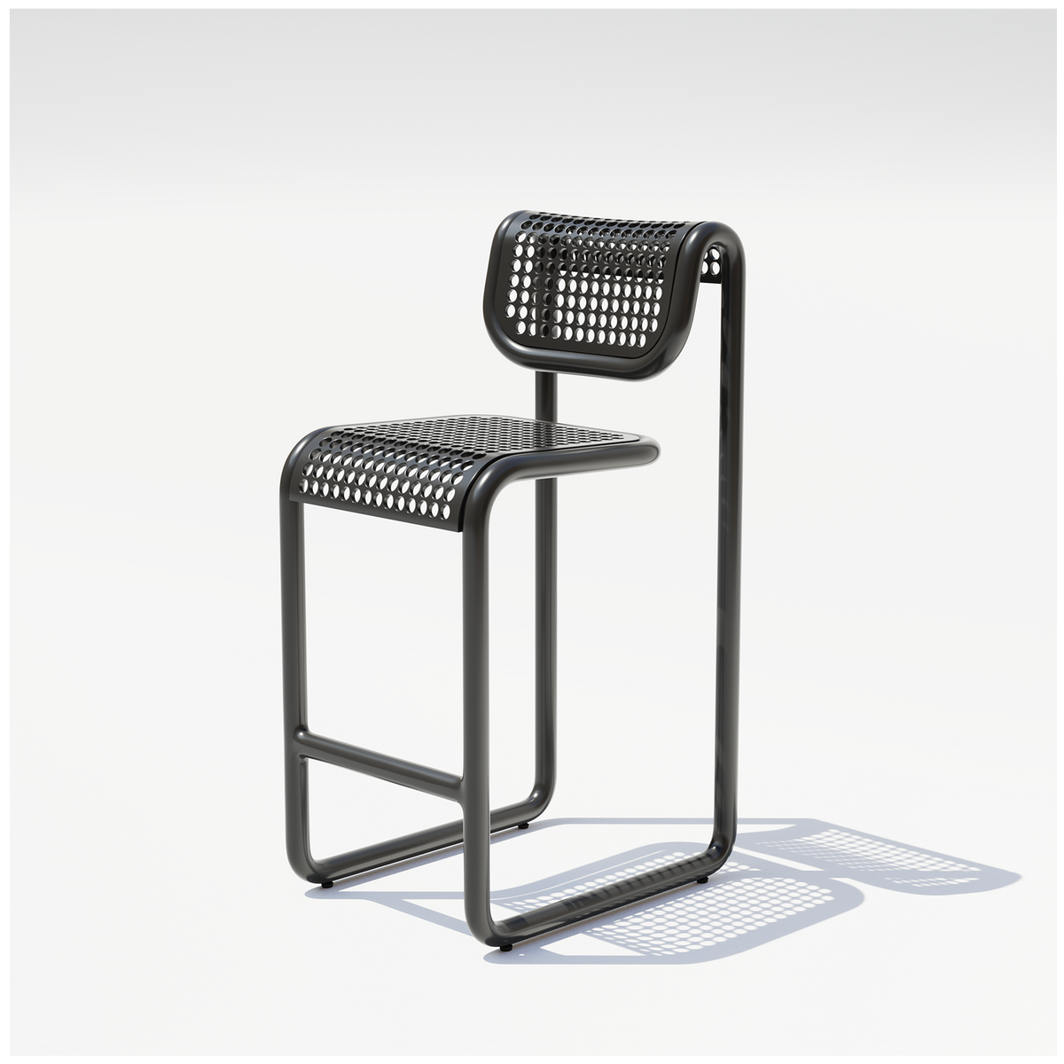 Outdoor Tube Barstool - Image 2