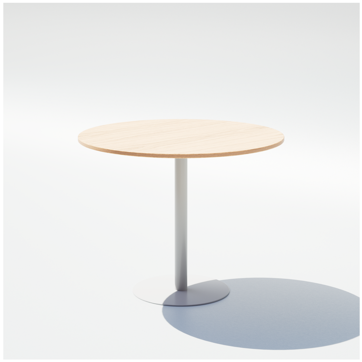Pedestal Cafe Table - Wood Top