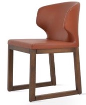 sohoConcept Amed Sled Wood Dining Chair