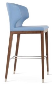 sohoConcept Amed Wood Stool Counter & Bar