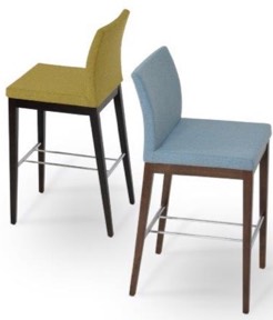 sohoConcept Aria Wood Stool Counter & Bar