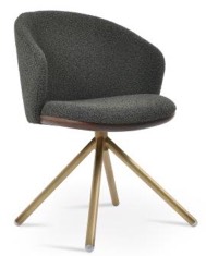 sohoConcept Athena Stick Swivel Armchair