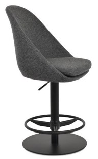 sohoConcept Avanos Piston Stool Full Footrest