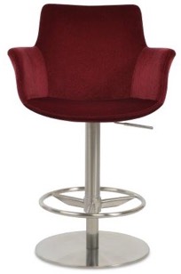 sohoConcept Bottega Piston Stool Full Footrest
