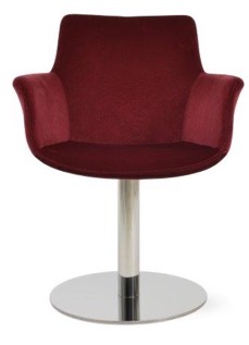 sohoConcept Bottega Round Swivel Dining Armchair