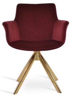 sohoConcept Bottega Sword Swivel Armchair