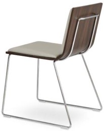 sohoConcept Corona Handle Back Wire Plywood Dining
