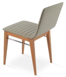 sohoConcept Corona Wood Dining Chair Full Upholstery