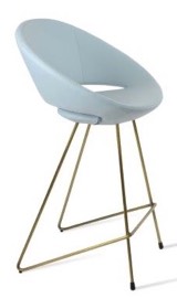 sohoConcept Crescent Cat-wire Stool Counter & Bar