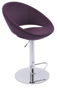 sohoConcept Crescent Piston Stool Half Footrest