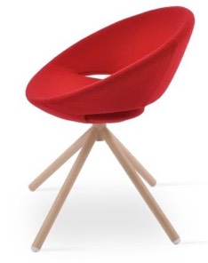 sohoConcept Crescent Stick Swivel Chair